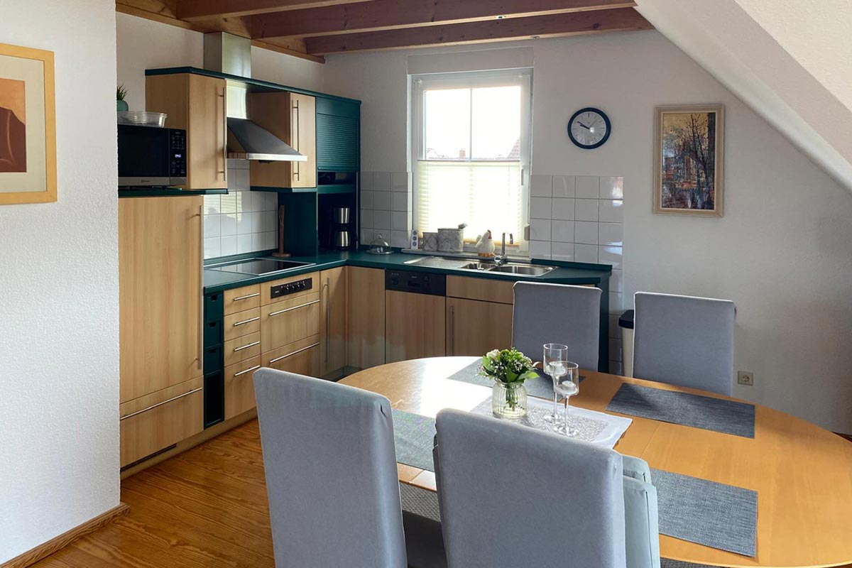 Blick in die Ferienwohnung der Familie Malmer in Bad Buchau